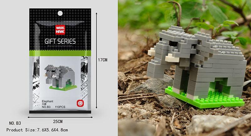 Mini Building Blocks 3D Animal Kits - LAminifigs , lego style jekca building set