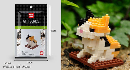 Mini Building Blocks 3D Animal Kits - LAminifigs , lego style jekca building set