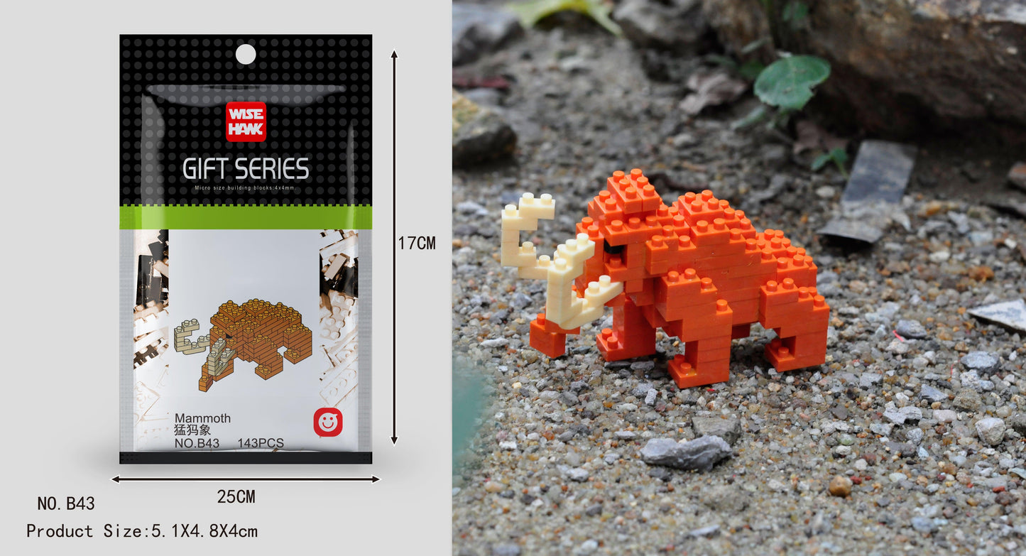 Mini Building Blocks 3D Animal Kits - LAminifigs , lego style jekca building set