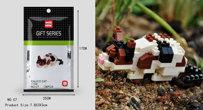 Mini Building Blocks 3D Animal Kits - LAminifigs , lego style jekca building set