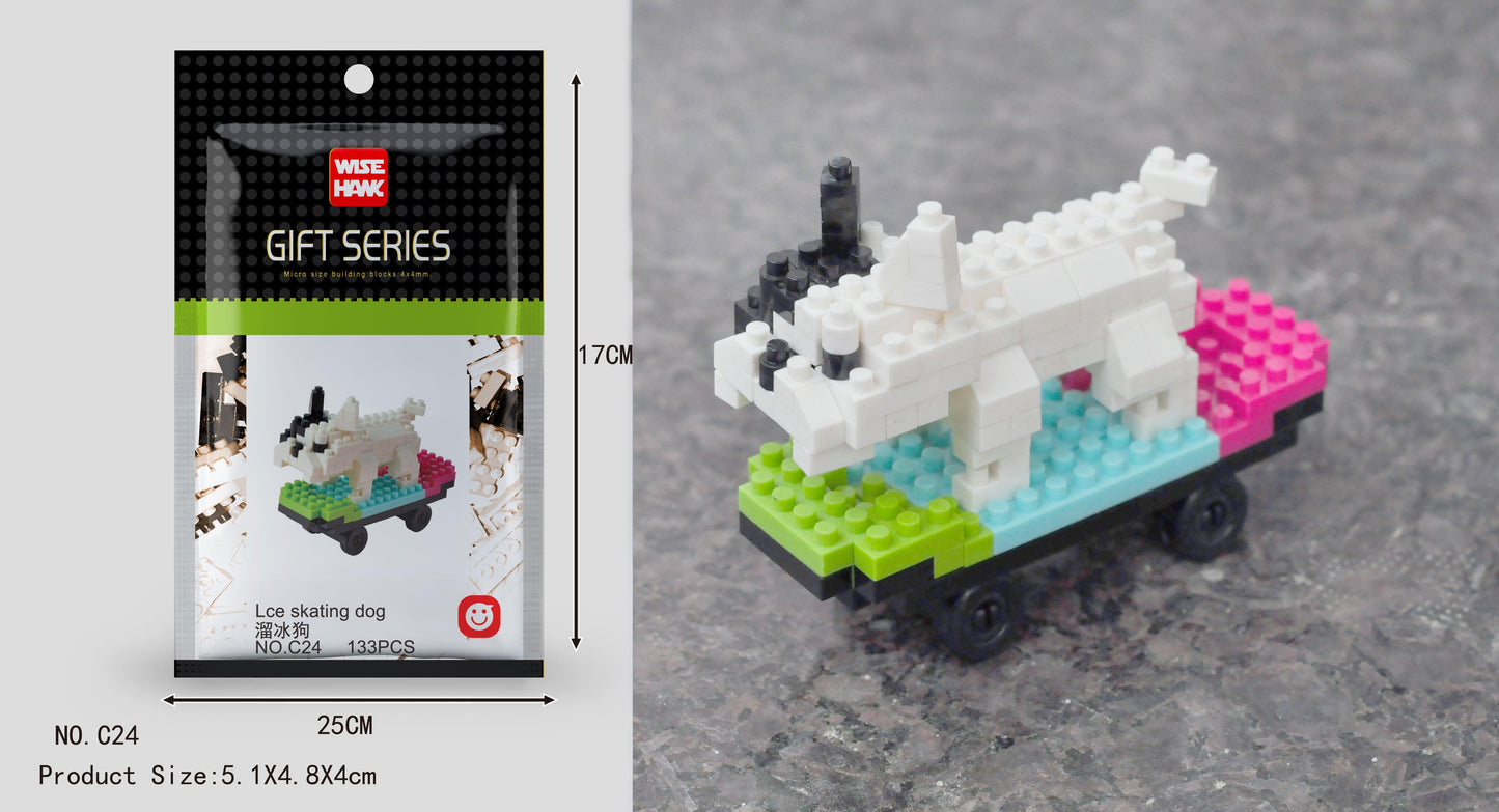 Mini Building Blocks 3D Animal Kits - LAminifigs , lego style jekca building set