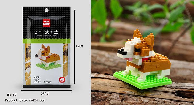 Mini Building Blocks 3D Animal Kits - LAminifigs , lego style jekca building set