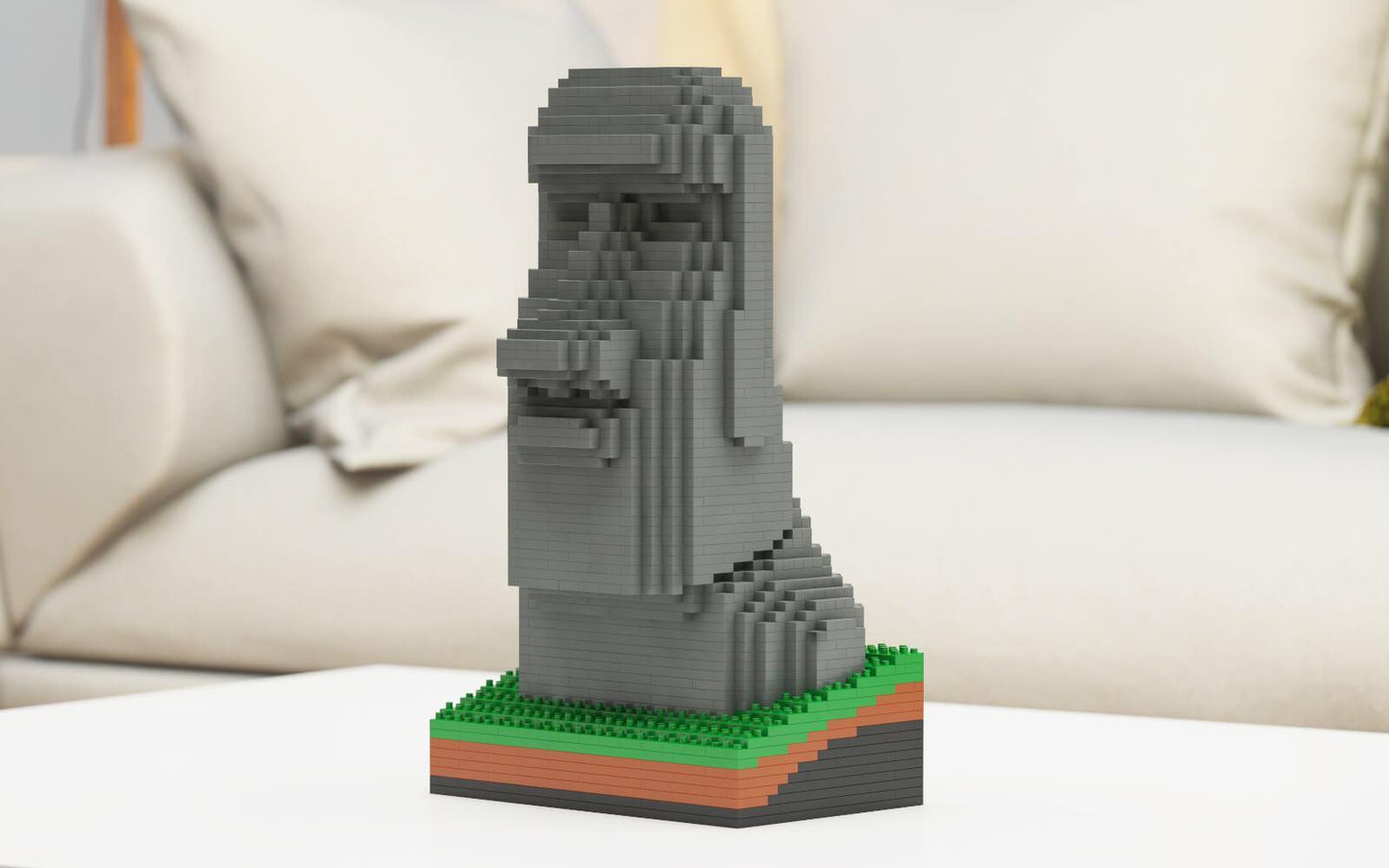 Moai Statue - LAminifigs , lego style jekca building set