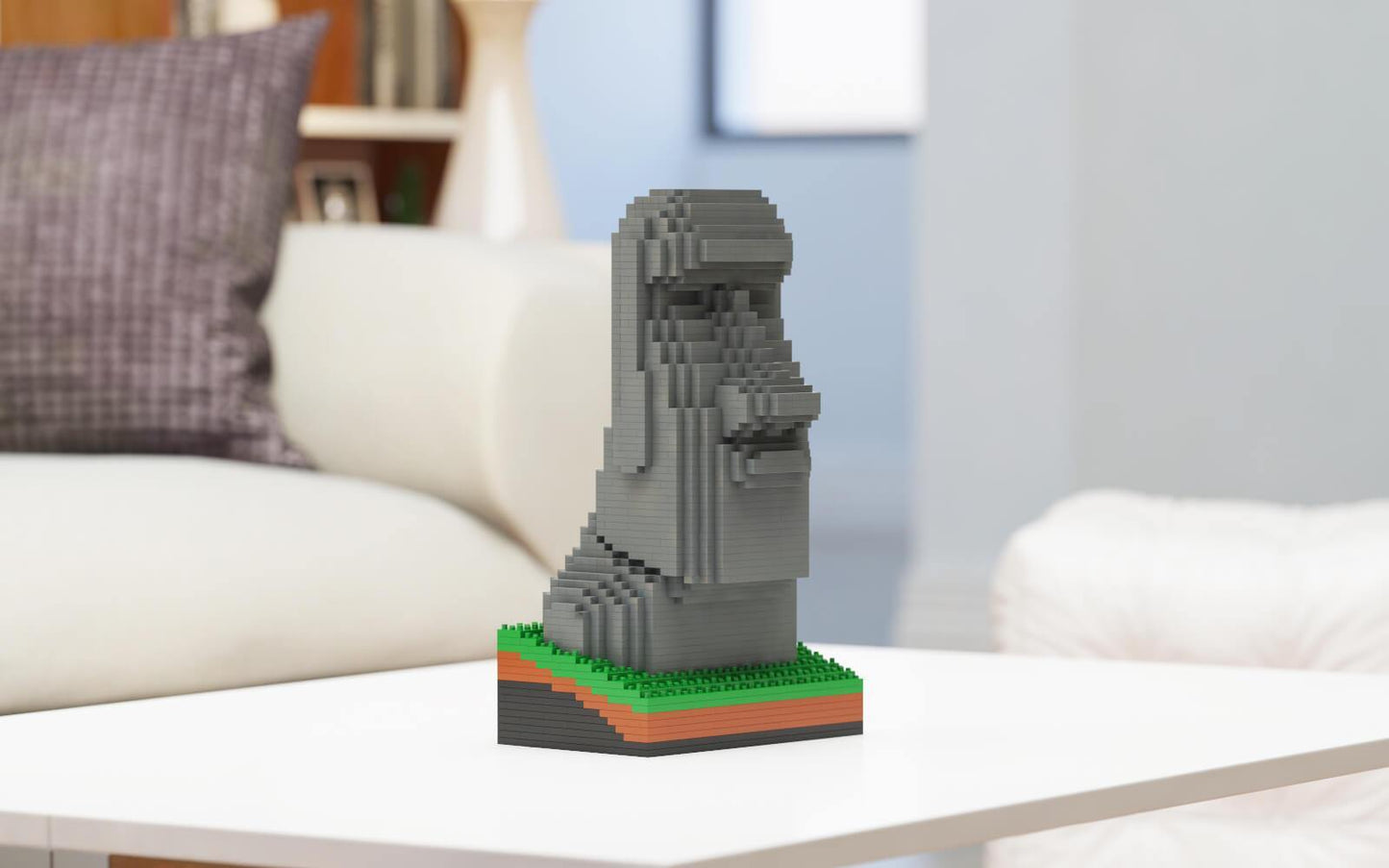 Moai Statue - LAminifigs , lego style jekca building set