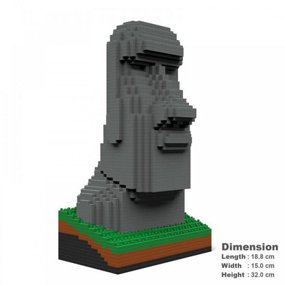 Moai Statue - LAminifigs , lego style jekca building set