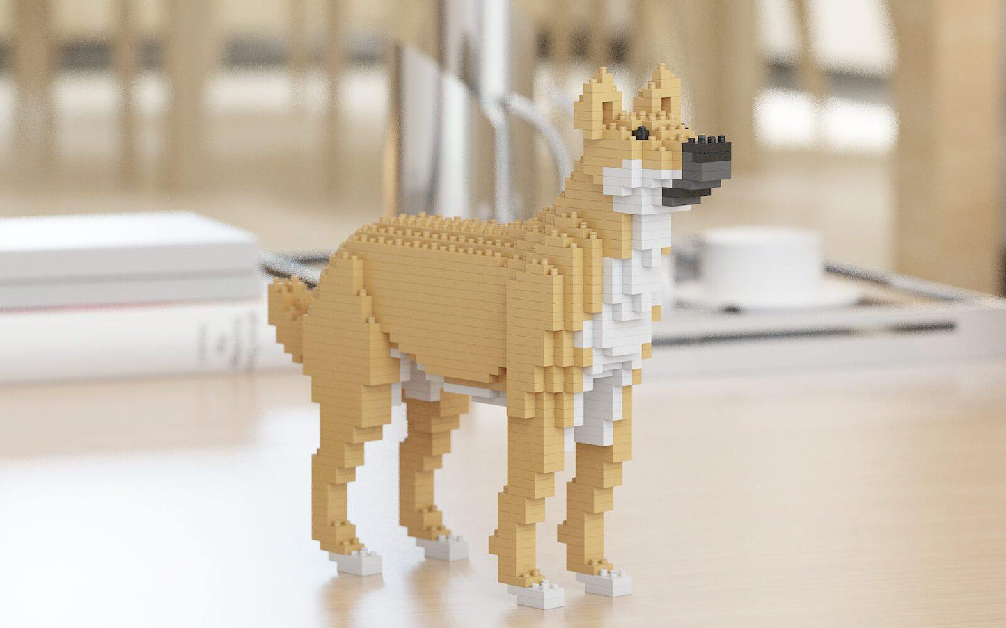 Mongrel Dog Sculptures - LAminifigs , lego style jekca building set