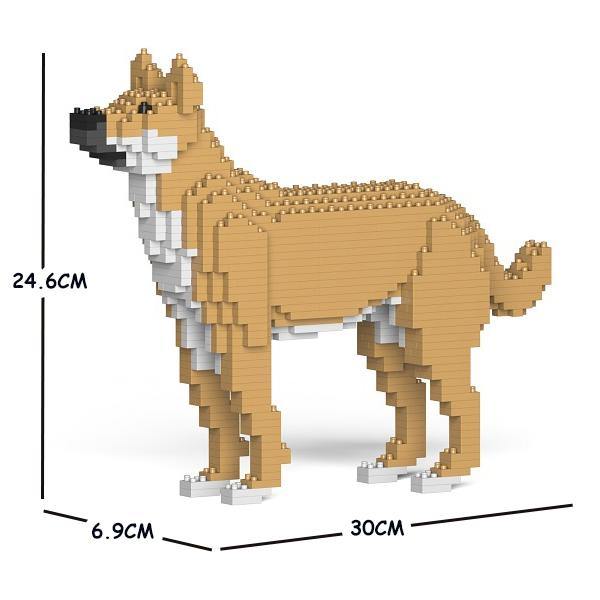 Mongrel Dog Sculptures - LAminifigs , lego style jekca building set