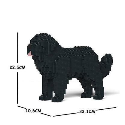 Newfoundland Dog Sculptures - LAminifigs , lego style jekca building set