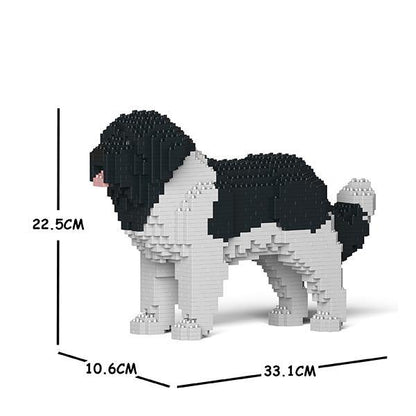 Newfoundland Dog Sculptures - LAminifigs , lego style jekca building set