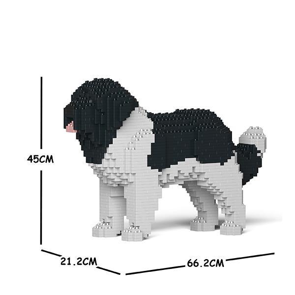 Newfoundland Dog Sculptures - LAminifigs , lego style jekca building set