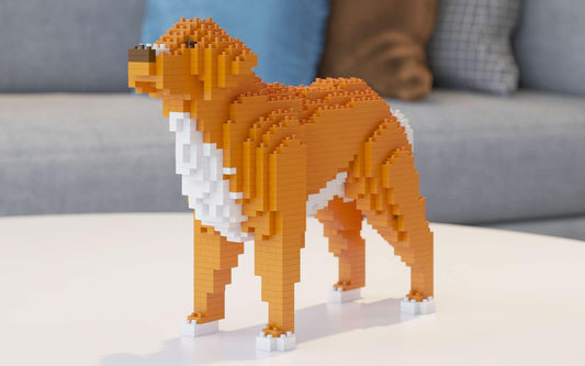 Nova Scotia Duck Tolling Retriever Dog Sculptures - LAminifigs , lego style jekca building set