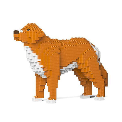 Nova Scotia Duck Tolling Retriever Dog Sculptures - LAminifigs , lego style jekca building set