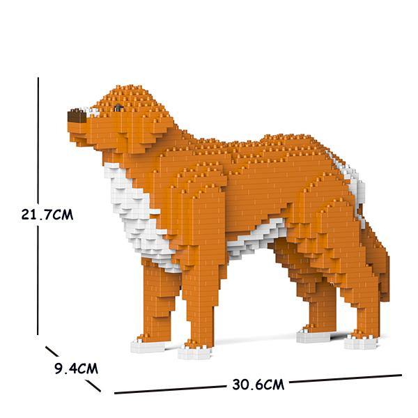 Nova Scotia Duck Tolling Retriever Dog Sculptures - LAminifigs , lego style jekca building set