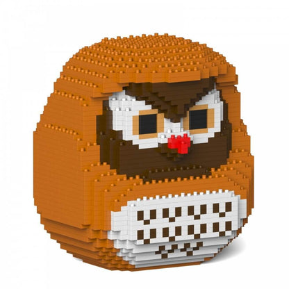 Owl Daruma Doll Sculptures - LAminifigs , lego style jekca building set