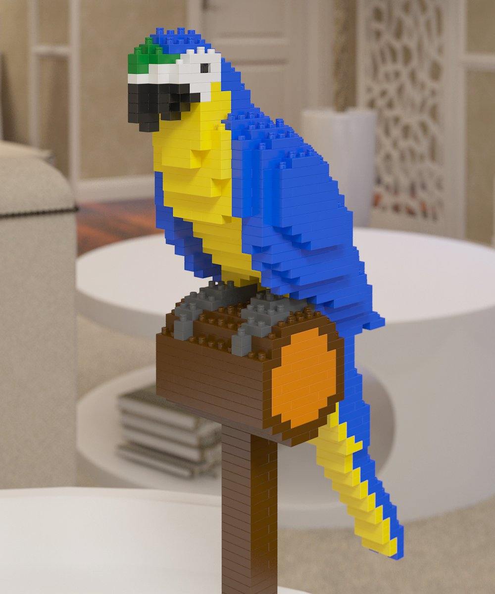 Parrots Sculptures - LAminifigs , lego style jekca building set