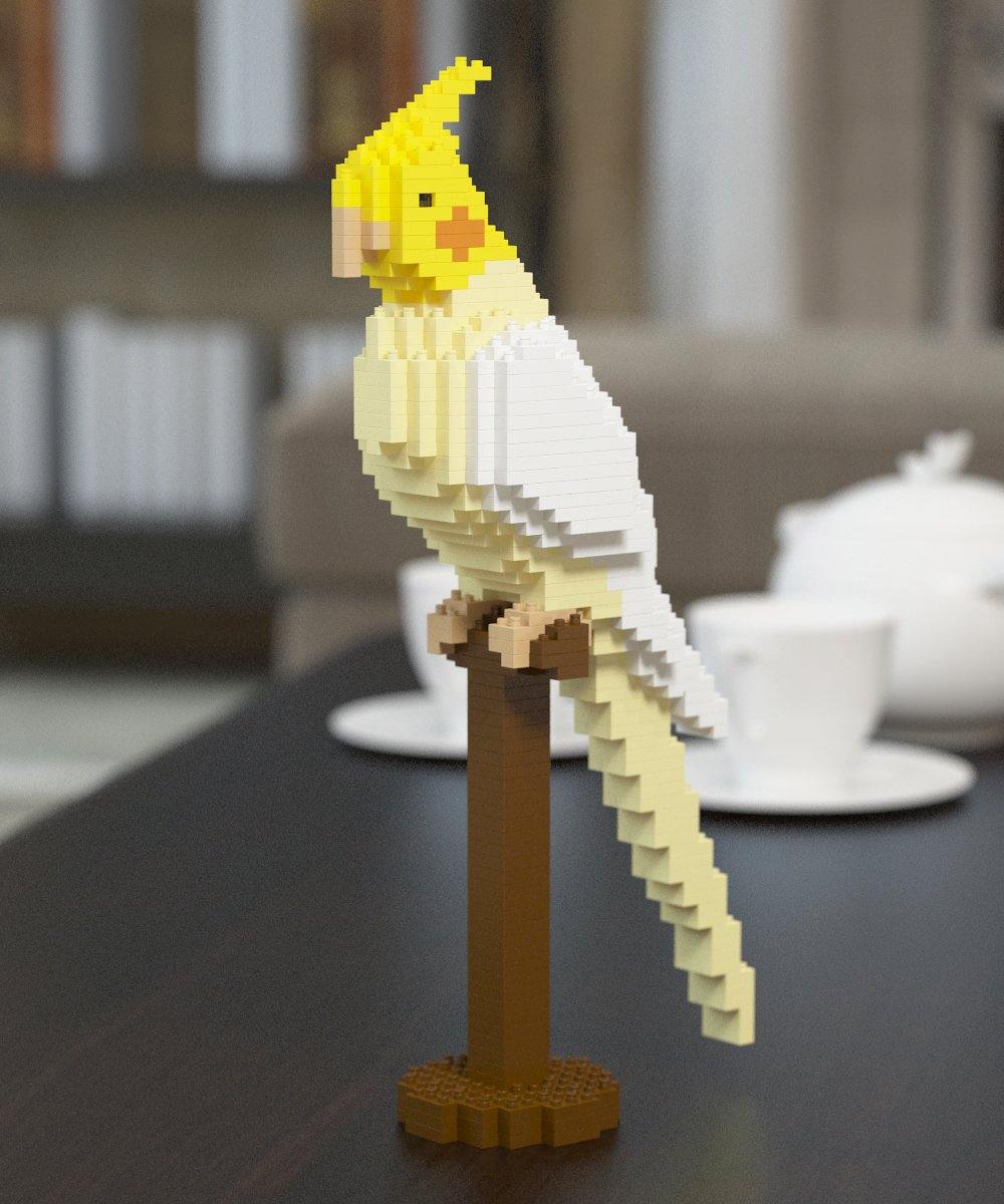 Parrots Sculptures - LAminifigs , lego style jekca building set