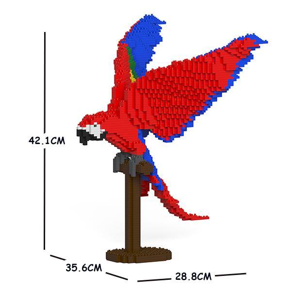 Parrots Sculptures - LAminifigs , lego style jekca building set