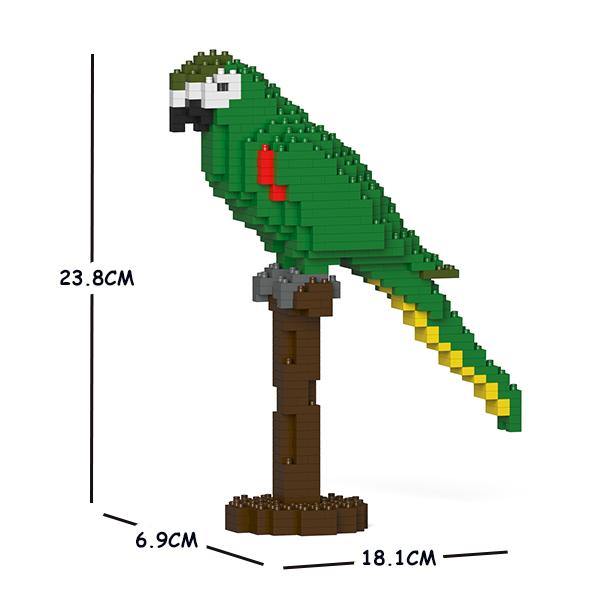 Parrots Sculptures - LAminifigs , lego style jekca building set