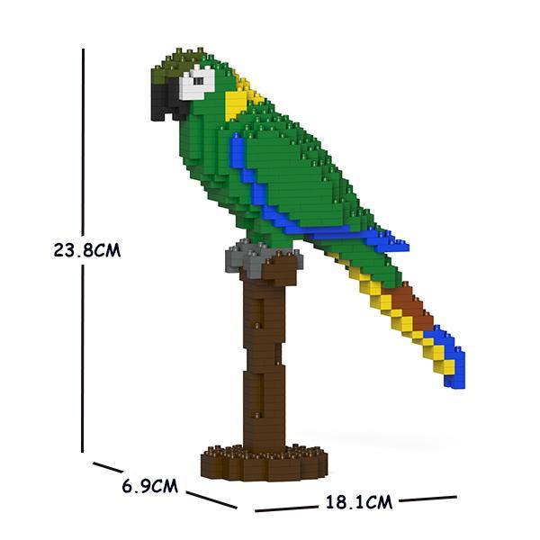 Parrots Sculptures - LAminifigs , lego style jekca building set