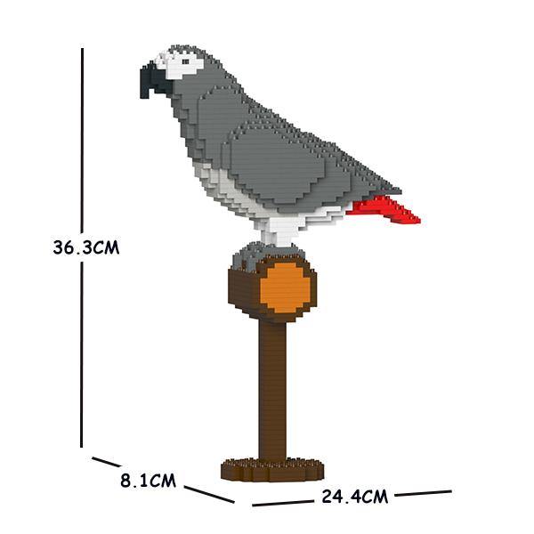 Parrots Sculptures - LAminifigs , lego style jekca building set