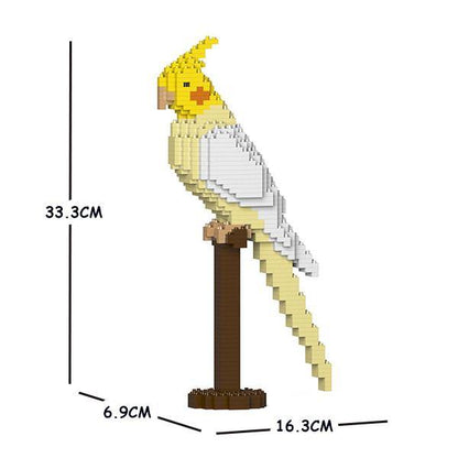 Parrots Sculptures - LAminifigs , lego style jekca building set