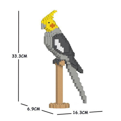 Parrots Sculptures - LAminifigs , lego style jekca building set