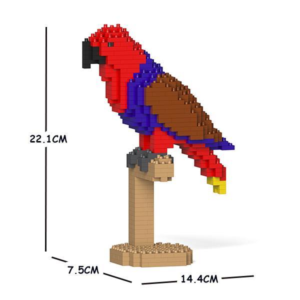 Parrots Sculptures - LAminifigs , lego style jekca building set