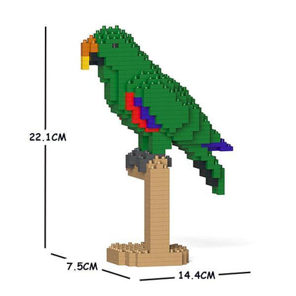 Parrots Sculptures - LAminifigs , lego style jekca building set