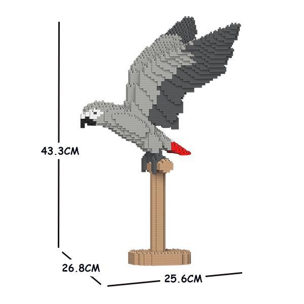 Parrots Sculptures - LAminifigs , lego style jekca building set