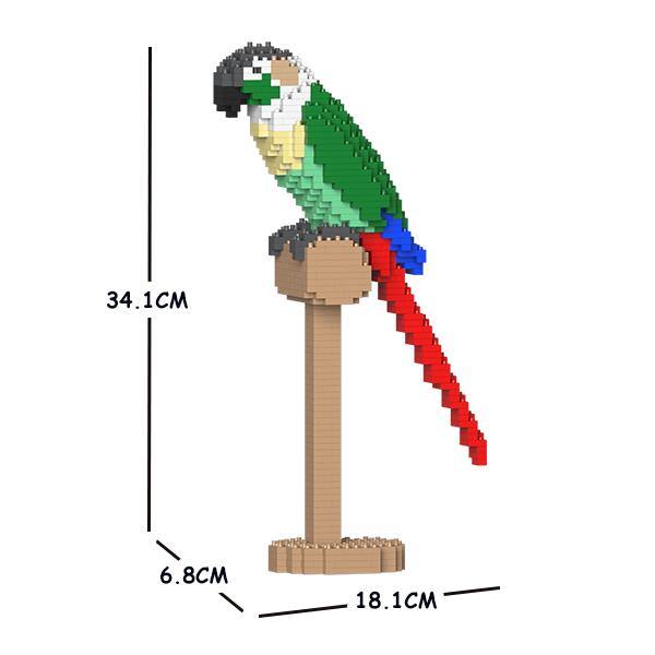 Parrots Sculptures - LAminifigs , lego style jekca building set