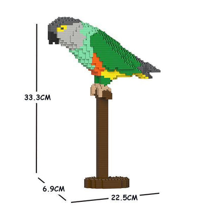 Parrots Sculptures - LAminifigs , lego style jekca building set