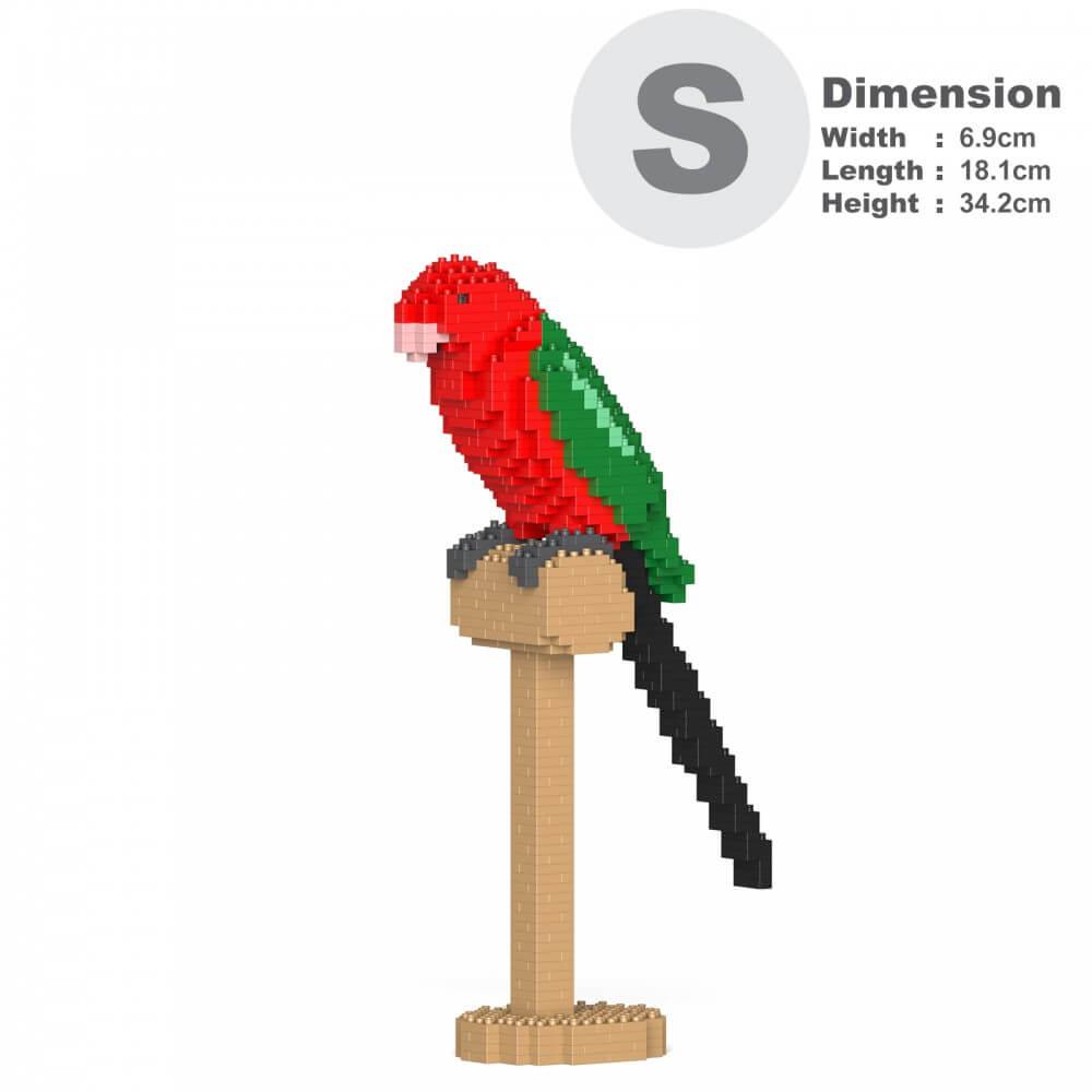 Parrots Sculptures - LAminifigs , lego style jekca building set