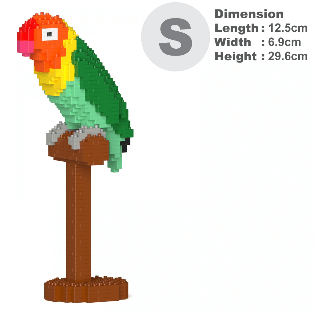 Parrots Sculptures - LAminifigs , lego style jekca building set