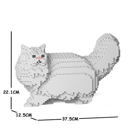 Persian Cats Sculptures - LAminifigs , lego style jekca building set