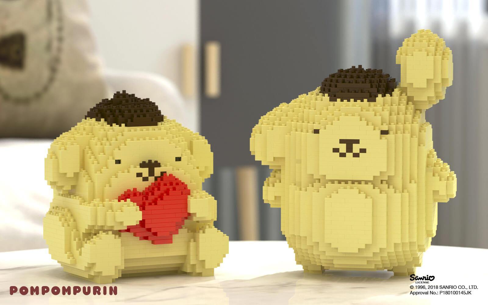 Pompompurin - LAminifigs , lego style jekca building set