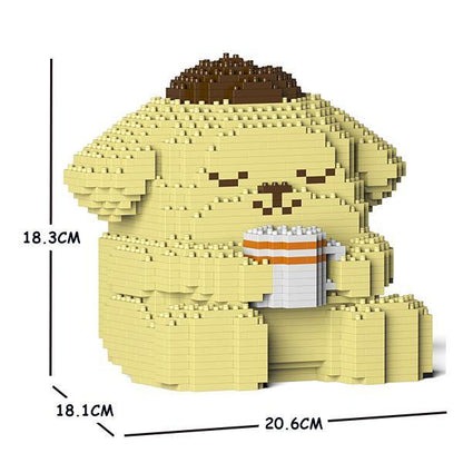 Pompompurin - LAminifigs , lego style jekca building set