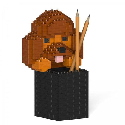 Poodle Pencil Cup - LAminifigs , lego style jekca building set