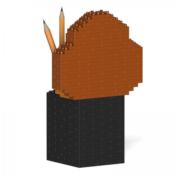 Poodle Pencil Cup - LAminifigs , lego style jekca building set