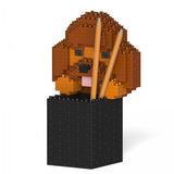 Poodle Pencil Cup - LAminifigs , lego style jekca building set