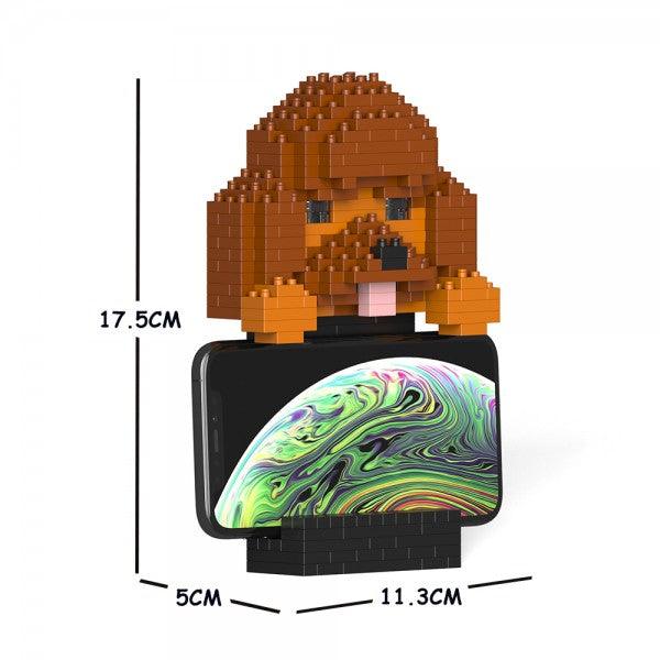 Poodle Phone Stand - LAminifigs , lego style jekca building set