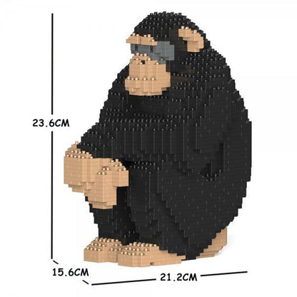 Primates Sculptures - LAminifigs , lego style jekca building set