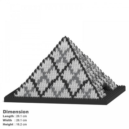 Pyramide De Louvre - LAminifigs , lego style jekca building set