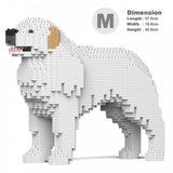 Pyrenean Mountain Dog Sculptures - LAminifigs , lego style jekca building set