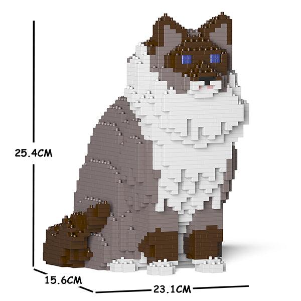 Ragdoll Cats Sculptures - LAminifigs , lego style jekca building set