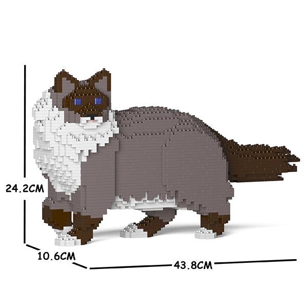 Ragdoll Cats Sculptures - LAminifigs , lego style jekca building set