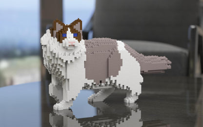 Ragdoll Cats Sculptures - LAminifigs , lego style jekca building set