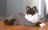 Ragdoll Cats Sculptures - LAminifigs , lego style jekca building set