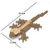Reptiles Sculptures - LAminifigs , lego style jekca building set