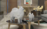 Samoyed Dog Sculptures - LAminifigs , lego style jekca building set