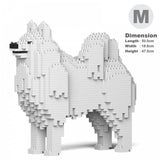 Samoyed Dog Sculptures - LAminifigs , lego style jekca building set
